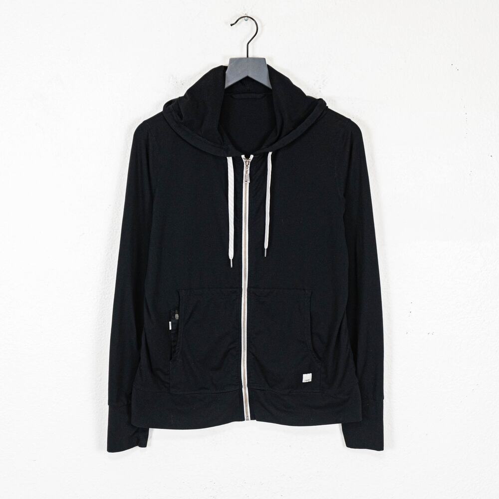 Vuori Women's Performance Hoodie full zip in Black fit L